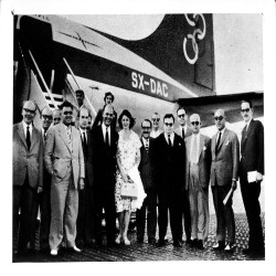 Άφιξη Αεροδρόμιο Κ.ΤΣΟΠΕΗ  1960:Φωτογραφία 1